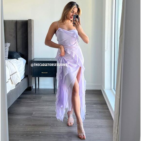 MANGO BLOGGER FAVE!!! Draped Neckline Maxi Dress NWT LAST ONE!!! - Picture 5 of 16